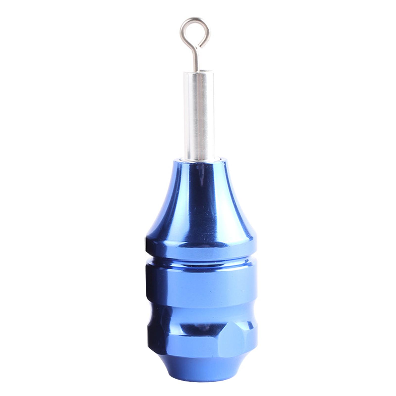 Tattoo-Ausrüstung, 25-mm-Griff, Tattoo-Nadelgriff, ergonomischer Tattoo-Griff, Tattoo-Patronengriff blau