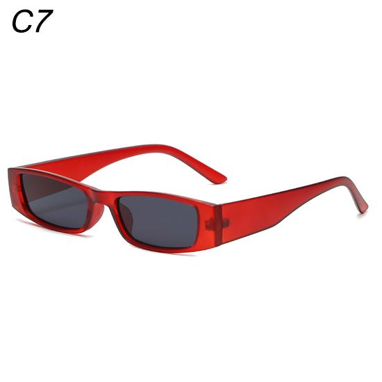 Kleine Rechteck Sonnenbrille Frauen Männer Retro Schmale Rahmen Leopard Vintage Quadrat Sonnenbrille Weibliche Punk Cat Eye Brillen