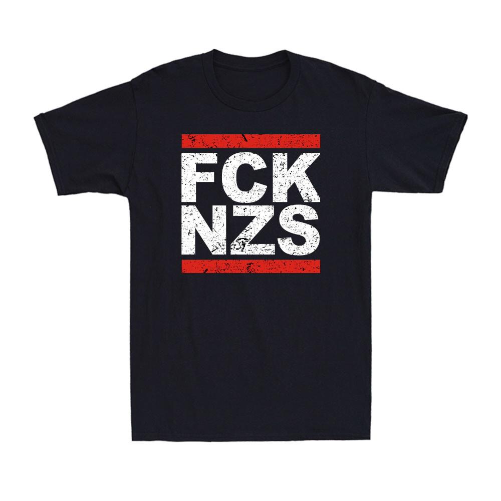 FCK NZS T-SHIRT Anti Nazis Shirt Coexist Demonstration Flüchtlinge Herren-T-Shirt Unisex-T-Shirt S red
