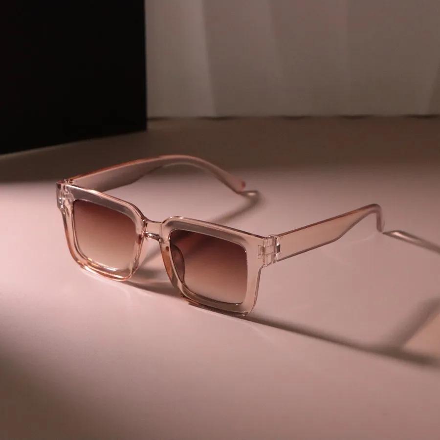 Vintage Quadratische Sonnenbrille Damen Herren Designer Lässige Sonnenbrille Weiblich Männlich Outdoor Klassische Spiegelgläser Other
