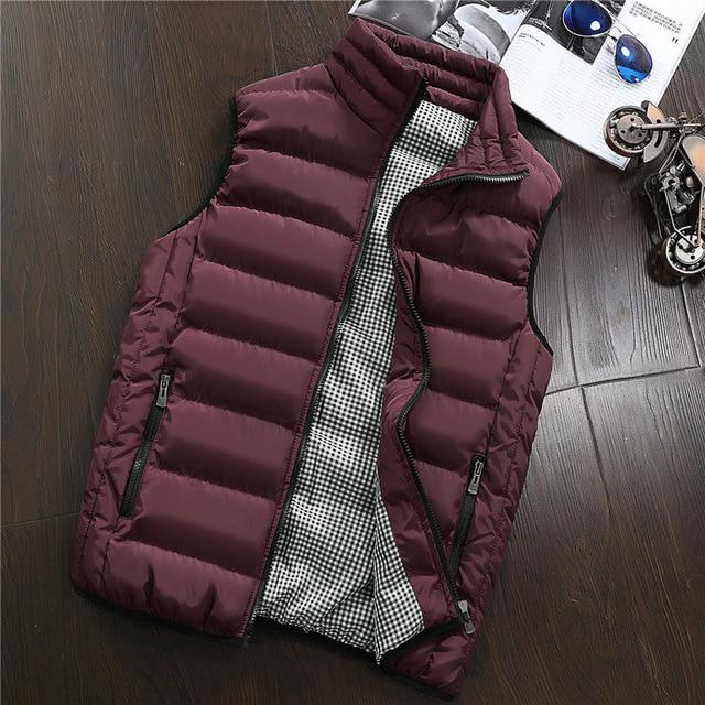 Frühling Herbst Männer Stilvolle Weste Herren Plus Größe 5xl Ärmellose Jacke Männer Winter Weste Männer Weste Casual Mäntel XXL