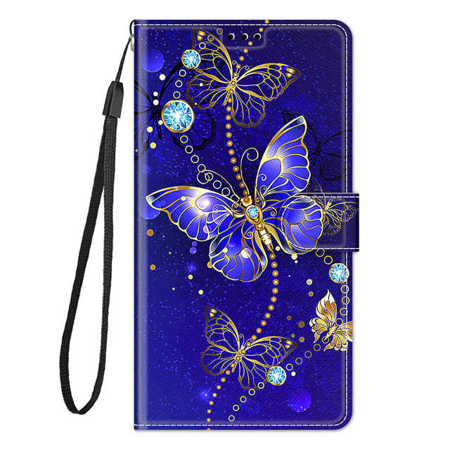 Süße Katze Leder Portemonnaie Hülle für Samsung Galaxy S23 Ultra S22 Plus S21 A14 A54 A13 A23 A33 A52 A53 A73 Karten Solt Cover Fundas For Galaxy S21 FE