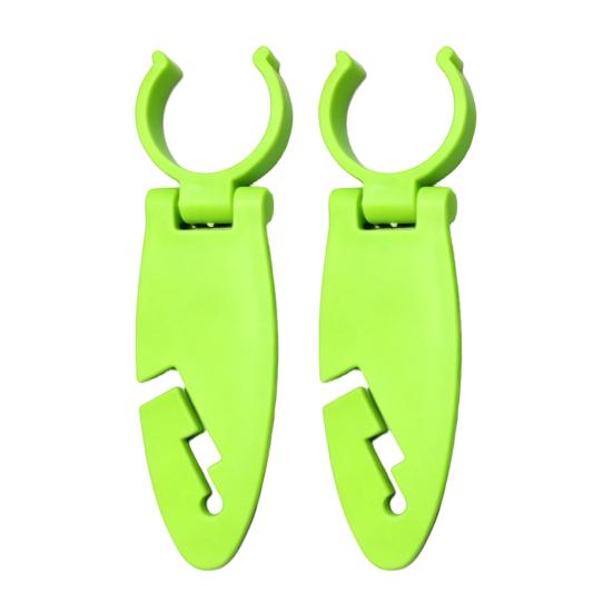 2/4 Stück Kajak Paddle Board Befestigungsclip Universelles Paddel 2pcs grün