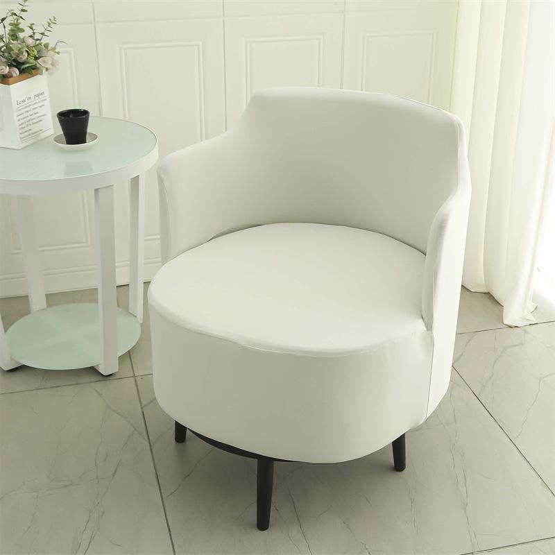 Einzelnes Einfaches Kleines Apartment Elastisches Sofa Set All-inclusive Internetcafé Café Rundes Sofa Set Büro Sofa Set 52cm