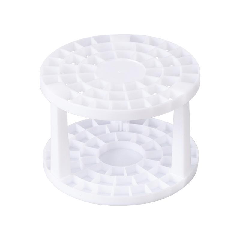 Gitter-Make-up-Pinselhalter, Make-up-Werkzeuge, Aufbewahrungsbox, Kosmetik-Aufbewahrungsregal, Augenbrauenstift, Eyeliner, Bleistift, Tisch-Organizer weiß