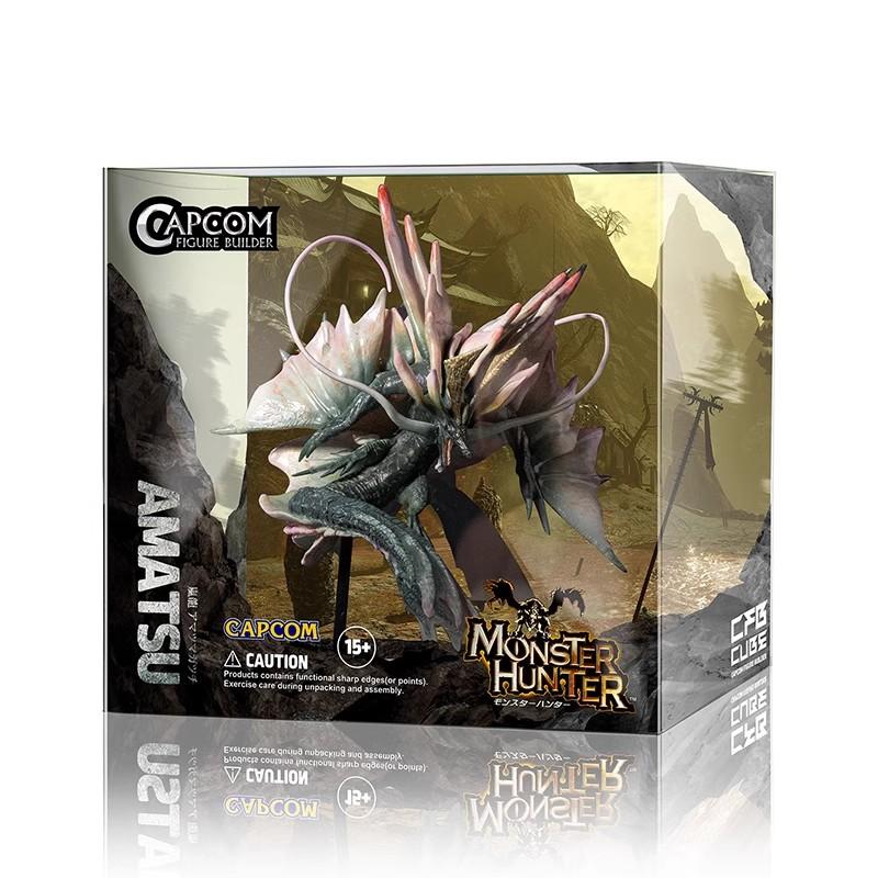 Monster Hunter CUBE Zinogre Amatsu Crimson Glow Valstrax Gore Magala MAGNAMALO Mizutsune Monster Drache Modell Figur Spielzeug Premium Qualität gray