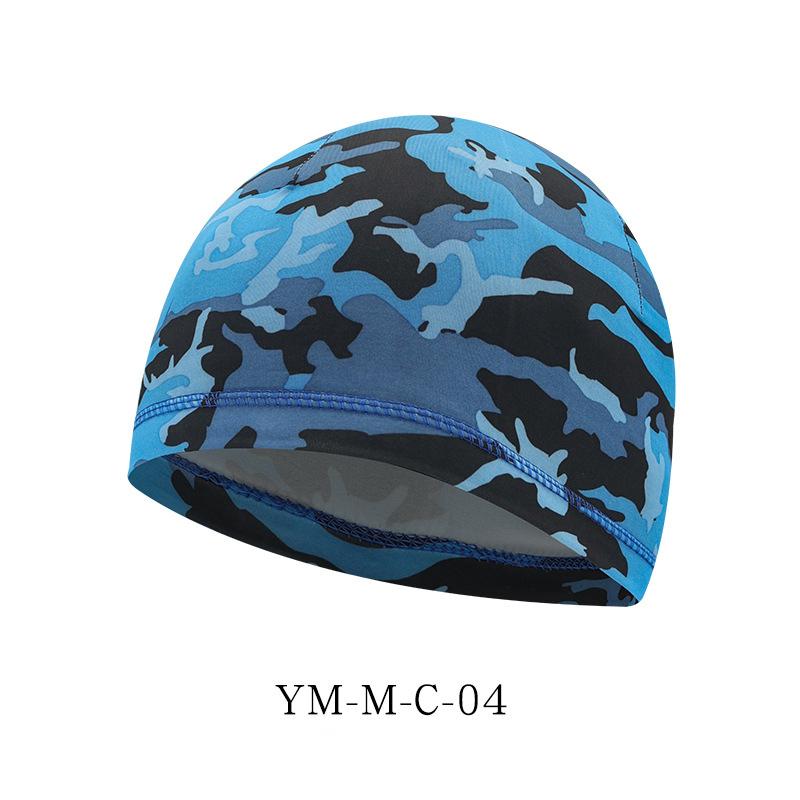 Männer Militär Sommer Atmungsaktive Beanie Hut Einfarbig Skullies Hip Hop Dance Cap Unisex Dünne Straße Chapeau saure blaue