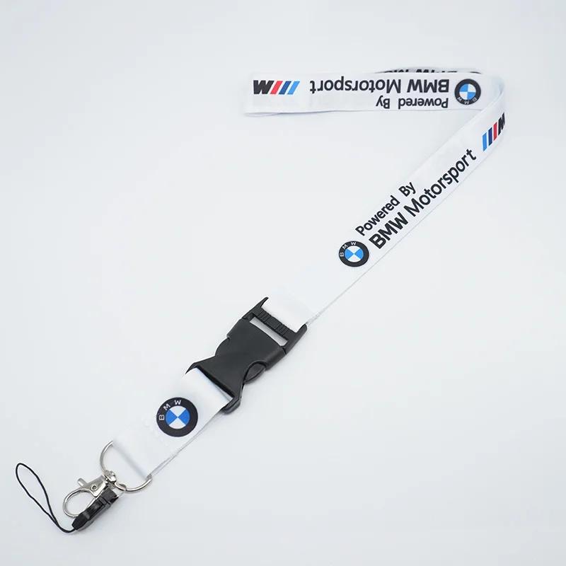 Autoaufkleber Heiß 2025 Lanyard Nylon Autoemblem Schlüsselanhänger Arbeitskarte Ausweis Handy Schlüsselanhänger für BMW m Performance e90 e60 e46 Auto-Sty for bmw