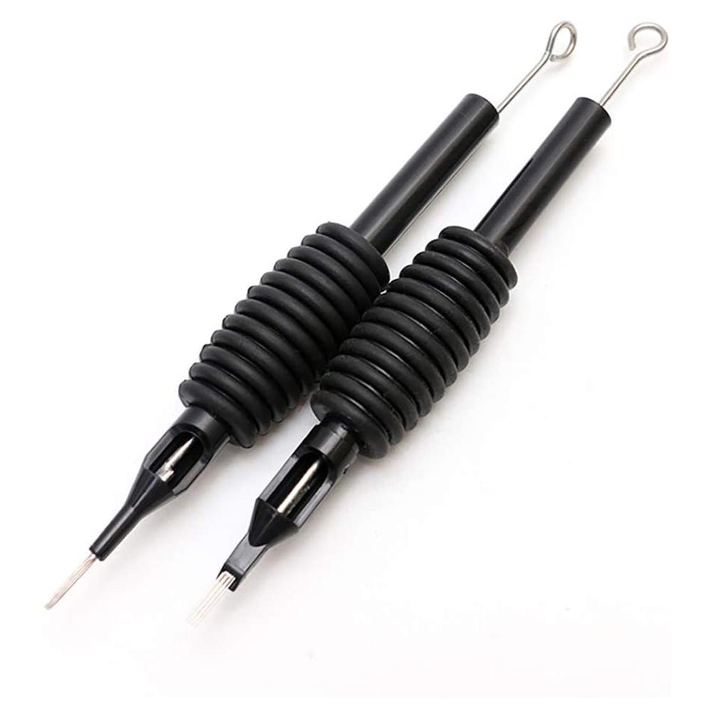 10 Stück Einweg-Tattoo-Röhrchenspitzen Griffe mit Nadeln Tattoo-Nadeln und Kombinationsröhrchen für Tattoo