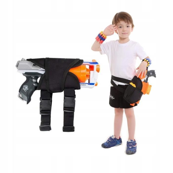 Holster für Nerf-Pistole - Nerf - Universell verstellbar - Mit Tasche für Darts - Für Kinder ab 8 Jahren