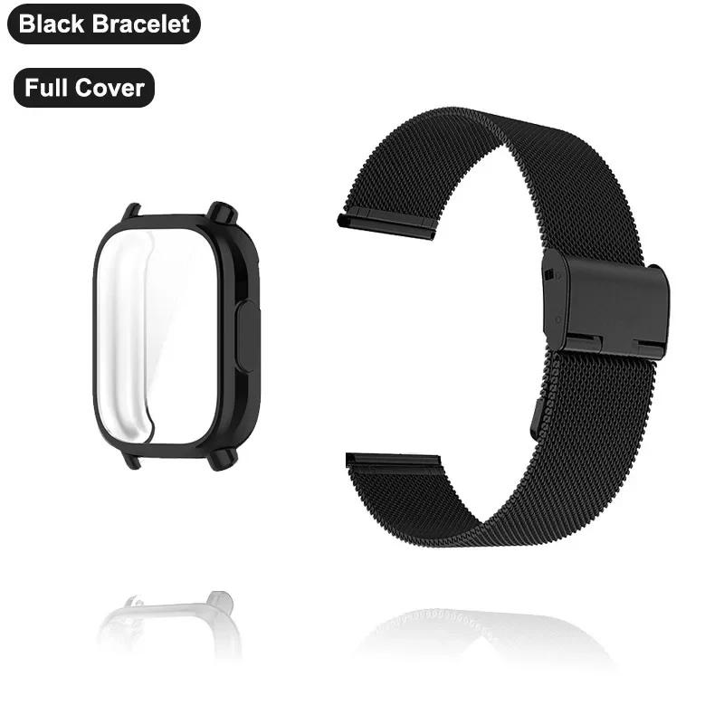 Neu Für Redmi Watch 5 Active Armband Mit Hülle Displayschutz Redmi Watch 5 Lite Uhrenarmbänder Armband Herren Damen Metallarmband Redmi Watch 5 Active