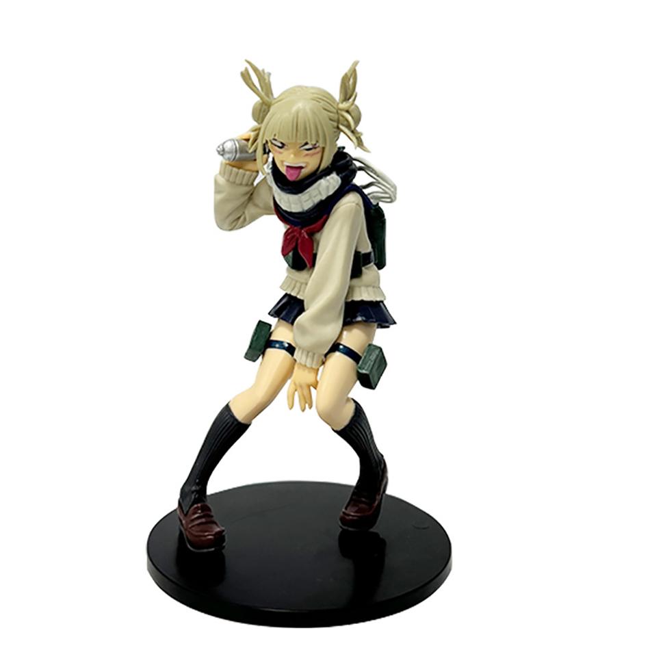 Anime My Hero Academia Figur Leuchtender Anhänger Toga Himiko Modell Modell PVC Cartoon Figuren Set Modell Dekoration Weihnachtsgeschenk