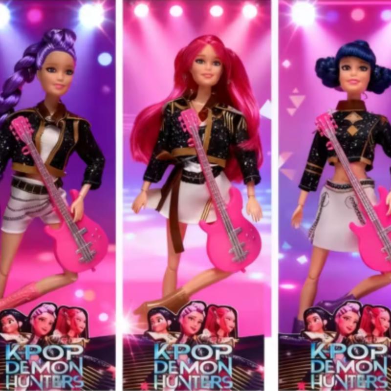 Neue Dämonenjäger Rumi Mira Zoey Puppe Spielzeug Kpop Dämonenjäger Puppe und Kleidung Puppe Mädchen Up Fans Sammeln Party Weihnachtsgeschenke