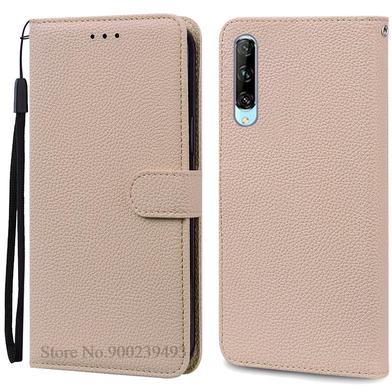 Für Huawei P Smart Pro Fall Telefon Abdeckung Weiche Silikon Brieftasche Flip Fall für Huawei P Smart Pro Telefon Fall fundas PSmart Pro Abdeckung Huawei P Smart Pro beige