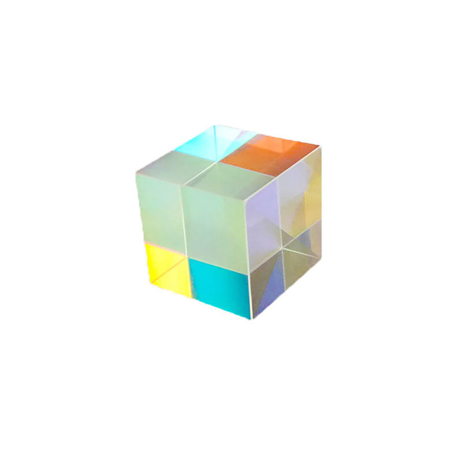 Optisches Glas X-Cube Dichroic Cube Prism RGB Combiner Splitter pädagogisches Geschenk