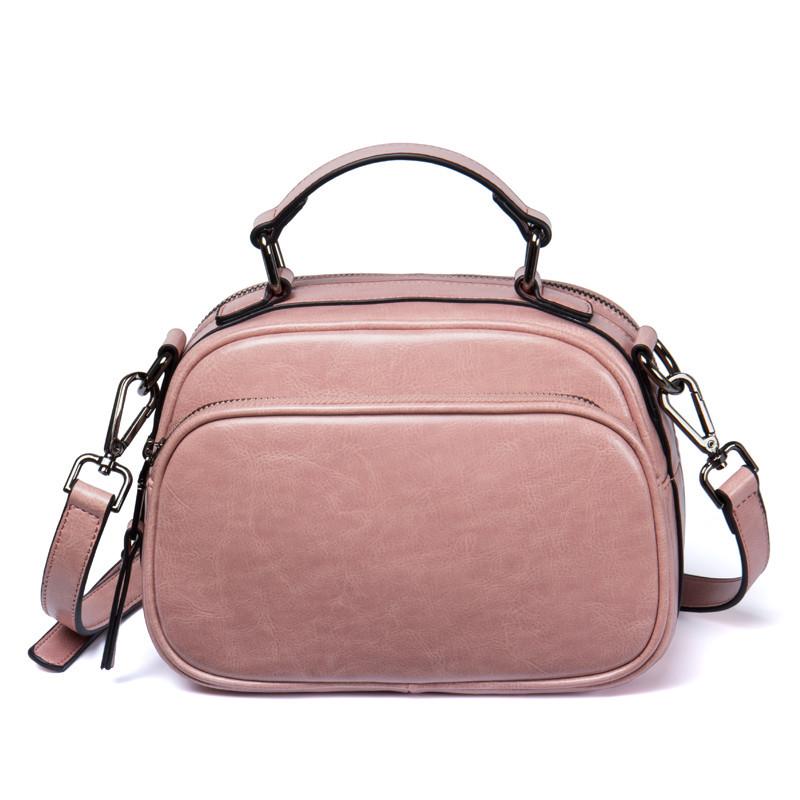 Echtleder Rindsleder Tasche Neue Mode Damen Umhängetasche Lässige Vielseitige Handtasche Crossbody Tasche Damen Tasche gray