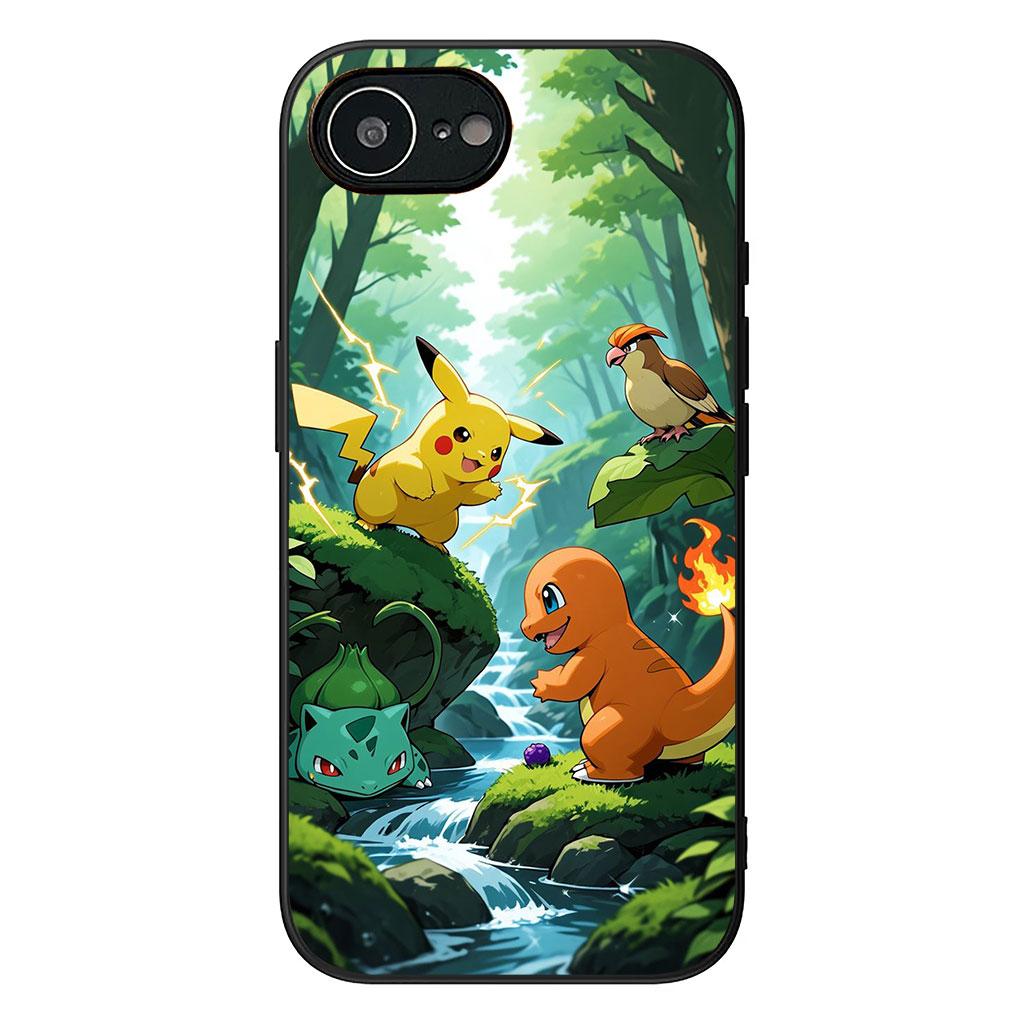Mew P-Pikachus P-Pokemons GO Hülle Handyhülle für Huawei P30 P20 Mate 20 Lite Pro Y7 Y6P Y7A 2019 Nova 5T 3I Hülle Huawei Y6p