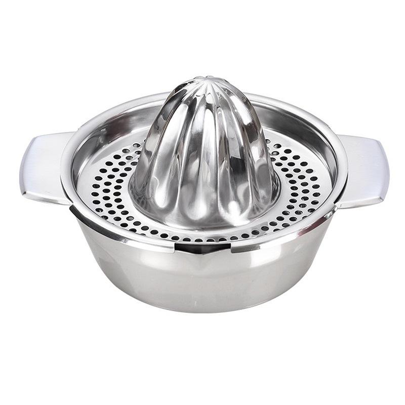 304 Edelstahl Frucht Zitrone Orange Entsafter Haushalt Kleiner Kreativer Entsafter Tragbarer Manueller Entsafter Küchenzubehör Ordinary stainless steel