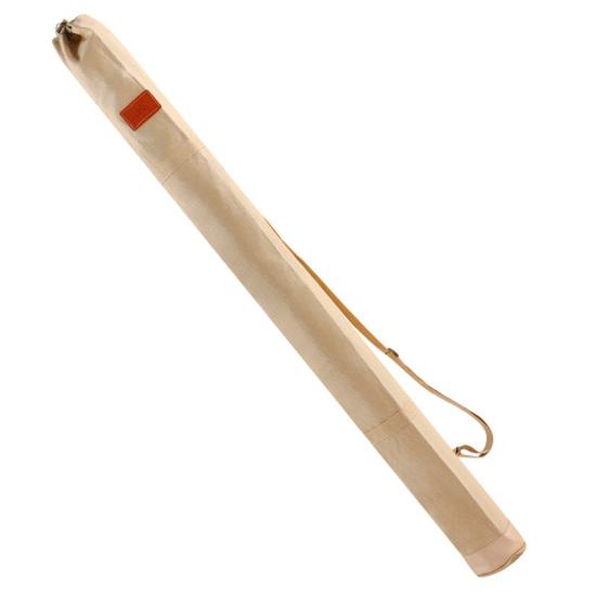 Angelschirmtasche aus wasserdichtem Segeltuch, verstellbarer Riemen, faltbar, Angelruten-Werkzeug, Regenschirmhalter, Tragetasche, Outdoor-Angelzubehör 140cm helle gelbe