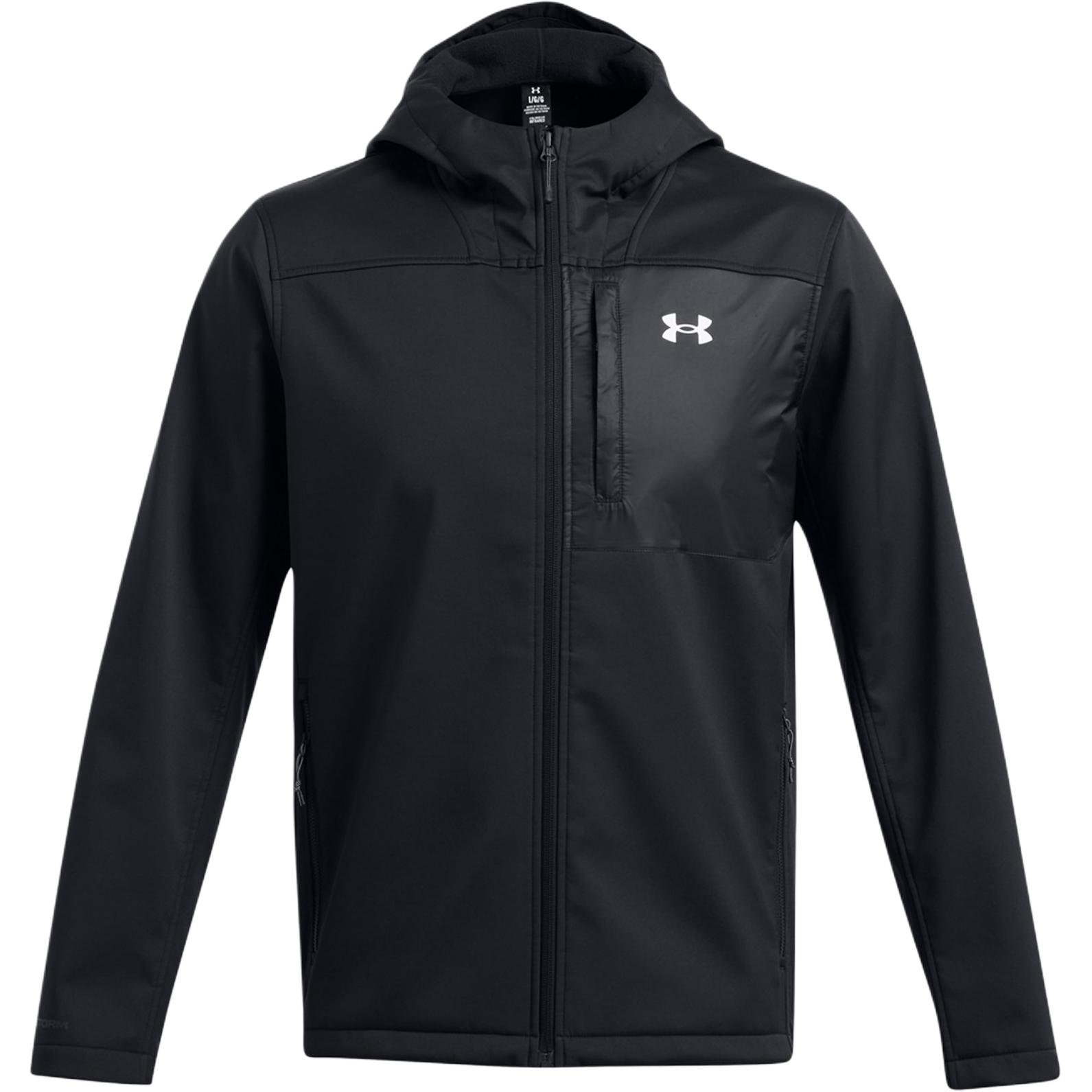 Under Armour Storm ColdGear® Infrared Shield 2.0 Wasserdicht Winddicht Kapuzen Langarmjacke Herren Jacken Schwarz 1371587-002 S