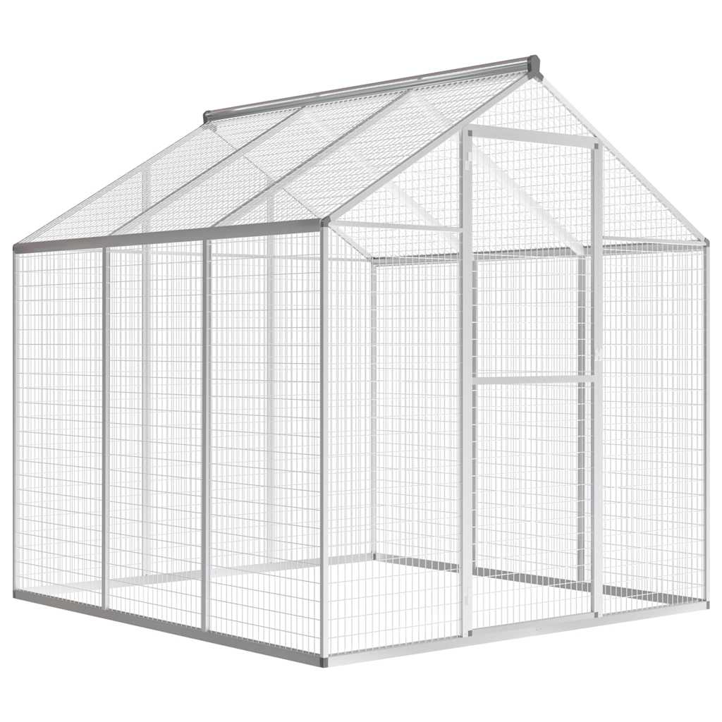 Außenvoliere Aluminium 183 x 178 x 194 cm
