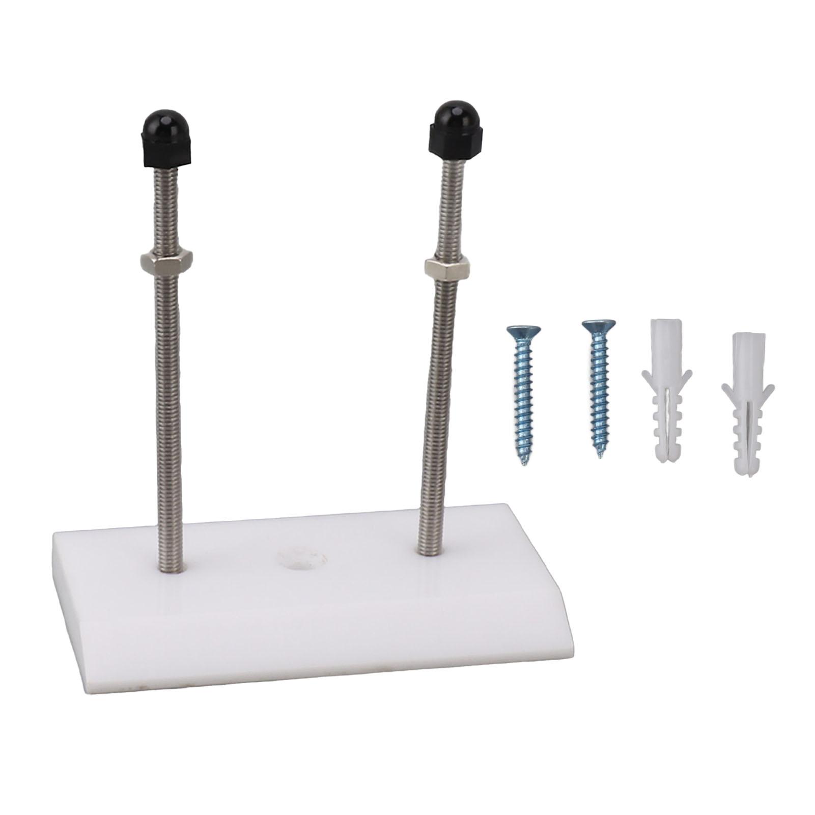 Skateboard-Aufhänger Langlebiges Acryl Vertikaler Schwebeeffekt Hohe Stabilität Skateboard-Wandhalterung für weiß