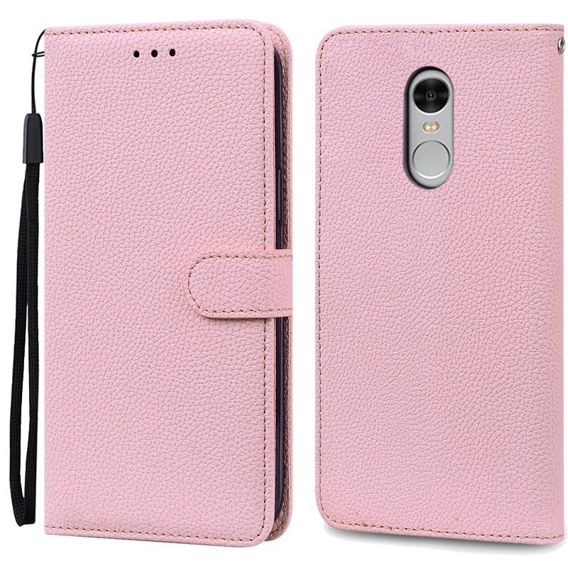 Für Xiaomi Redmi Note 4 Hülle Note 4X Leder Klapphülle Für Xiaomi Redmi Note 4 Global Brieftasche für Xiaomi Redmi Note 4X Handyhülle For Redmi Note 4 rosa