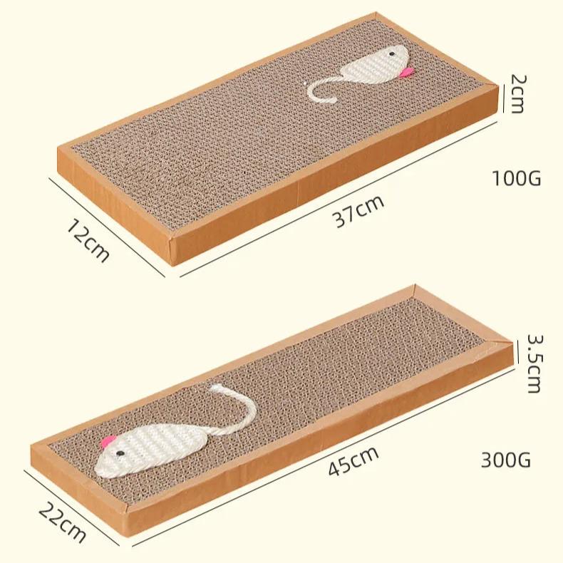 Kratzbrett für Katzen, Katzenkarton, Matte, Schaber, Schleifklauen, Spielzeug für Katzenkratzbrett, Katzenmöbelschutz, Katzenzubehör S