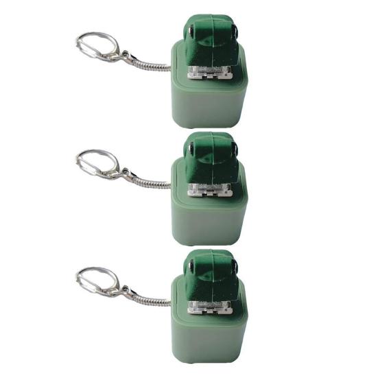 1/2/3 Stück Quakende Frosch Tastatur Fidget Spielzeug mit LED-Licht Stress Angstabbau Tastatur Klicker Schlüsselanhänger Tragbarer Dekompressionsknopf Sensorisches Spielzeug 3pcs