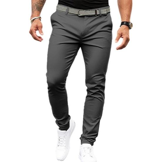Männer Einfarbig Anzug Lange Hosen Mid-rise Schräg Taschen Zipper Fly Slim Fit Business Büro Hosen Feine Nähen hosen Arbeitskleidung M schwarz