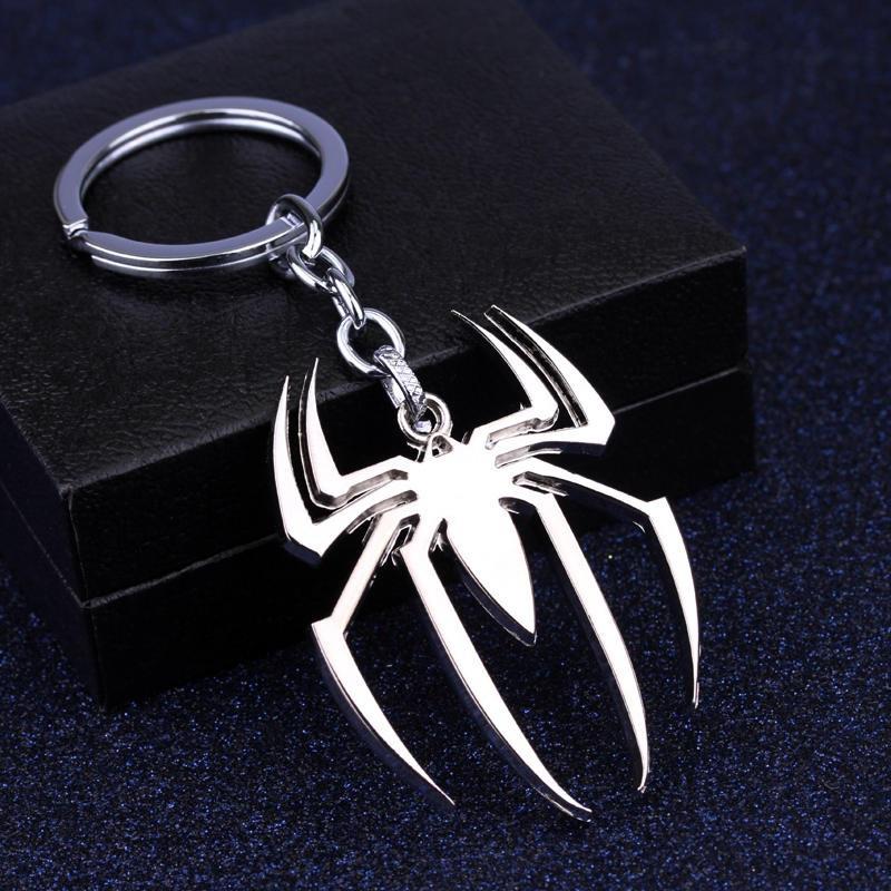 Spider Schlüsselanhänger Der Erstaunliche Spider Metall Schlüsselanhänger Anhänger Schlüsselanhänger Chaveiro Filmschmuck silber