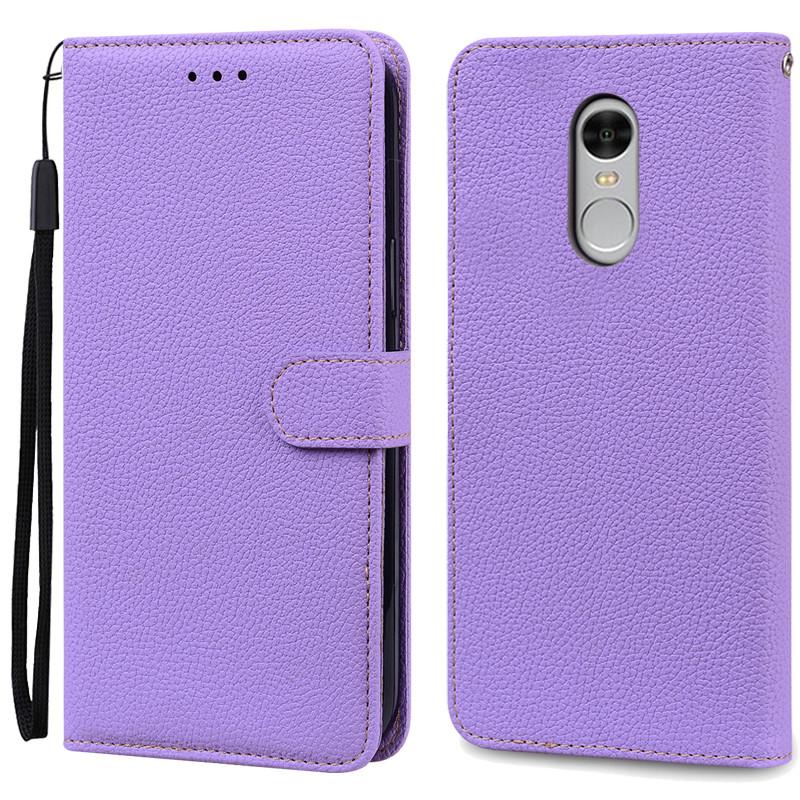 Für Xiaomi Redmi Note 4 Hülle Note 4X Leder Klapphülle Für Xiaomi Redmi Note 4 Global Brieftasche für Xiaomi Redmi Note 4X Handyhülle For Redmi Note 4 licht lila