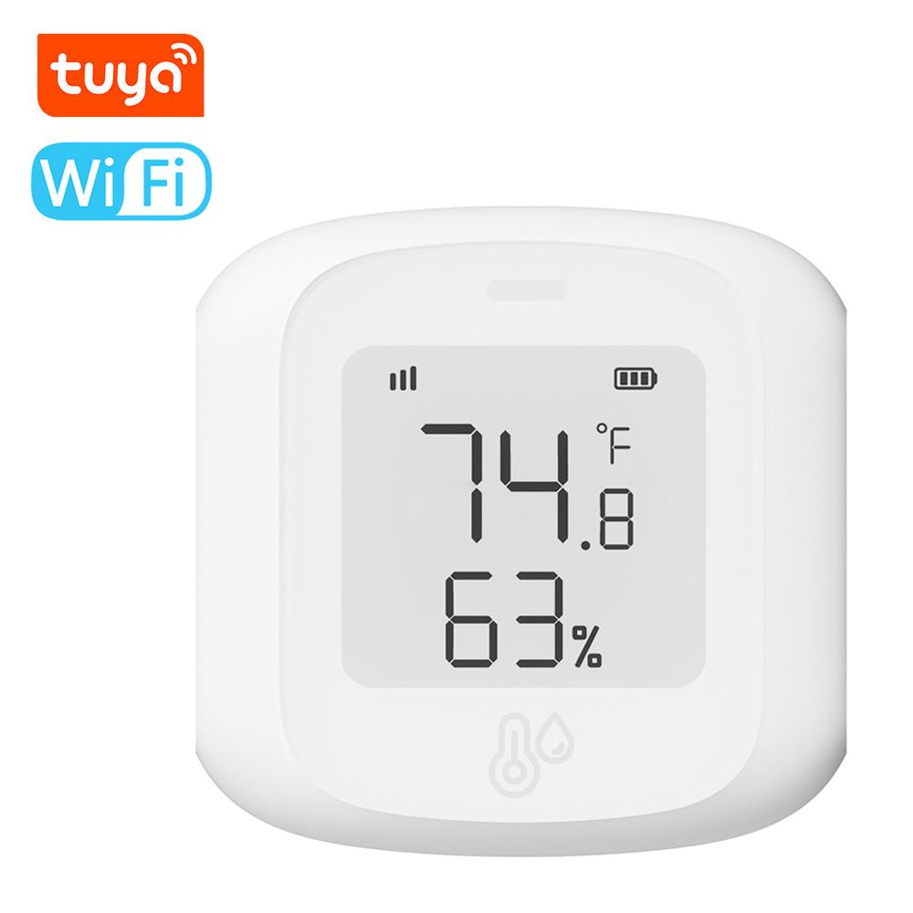 Tuya ZigBee Temperatur-Feuchtigkeitstester Digitalanzeige Mobiltelefon-APP Fernsteuerung Tuya WIFI bunt