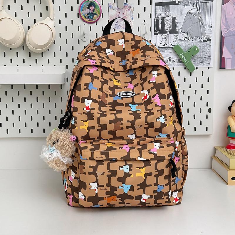 Floraler Dackel Schulranzen Japanischer Stil Schulranzen für Junior- und Oberstufenschüler Sanfter weiblicher College-Studenten Rucksack Rucksack .