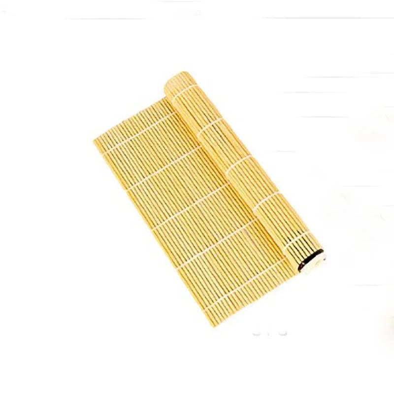 DIY Bambus Sushi Maker Rollmatte Sushi Werkzeuge Reis Rollen Küche Gadget Hand Maker Lebensmittel Reis Rolle Form Kochen Zubehör beige