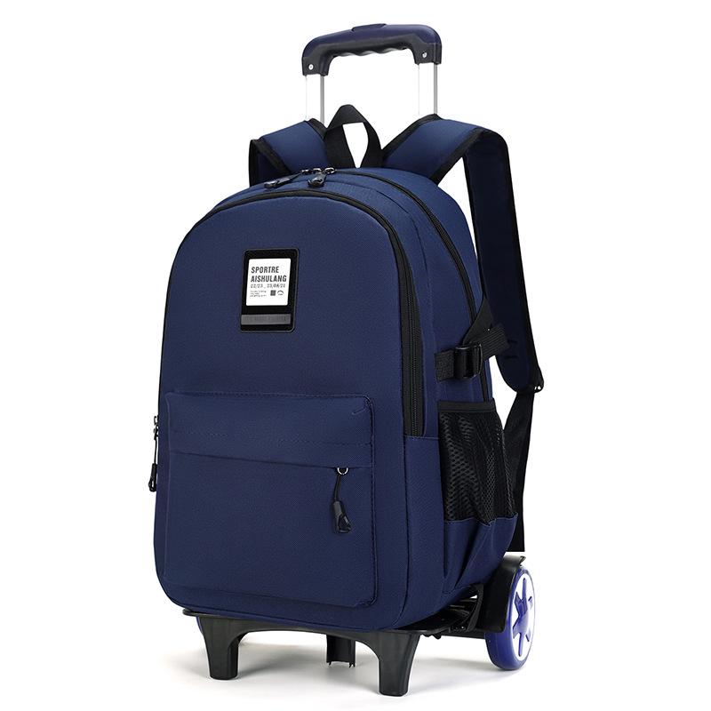 Wasserabweisender Trolley-Rucksack für die Klassen 3-6: Geräumig, mit Rollen, für Grundschüler