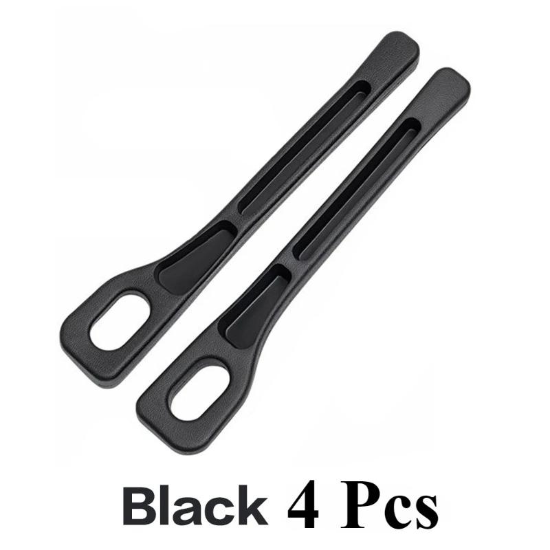 2 STÜCKE Für Seat Leon 5F 3 Arosa Ateca Ibiza Tolendo Exeo Mk2 Mk3 MK4 Autositz Lückenfüller Tasche Box Dekoration Innenausstattung Black 4Pcs