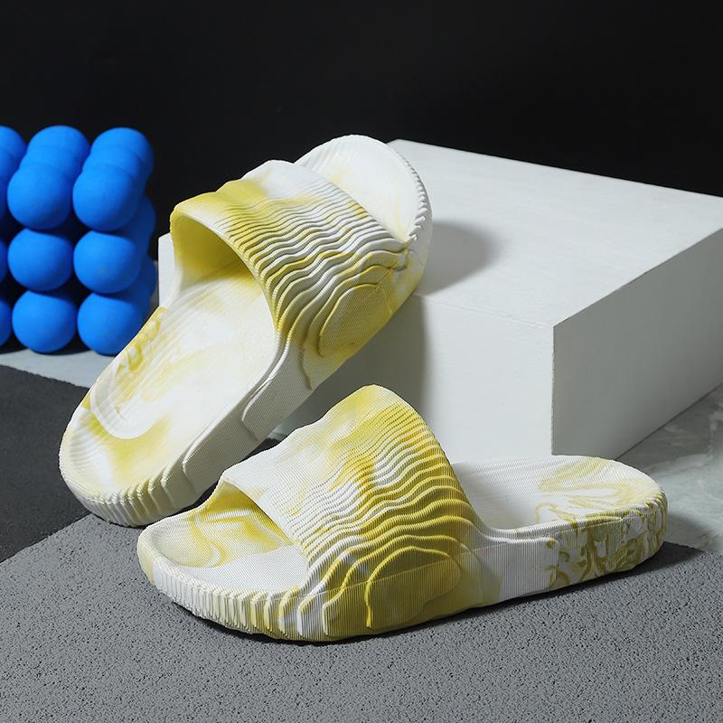 Mode Herren Hausschuhe Sommer Indoor Home Badezimmer Anti Slip Weiche Sohle Hausschuhe EVA Trend Hausschuhe Grün Schwarz Blau Gelb Grau 42 gelb