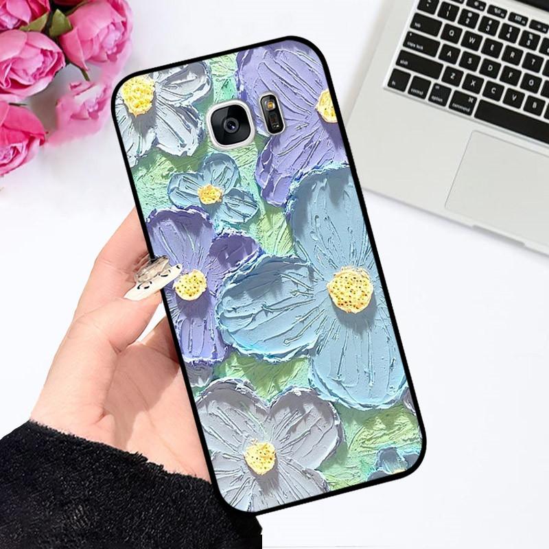 Für Samsung Galaxy S7 Edge Silikonhülle Astronaut Niedlich Weiches TPU Handyhülle Für Samsung Galaxy S6 S7 S 7 Edge Rückseite Stoßfänger For Samsung S7 Edge