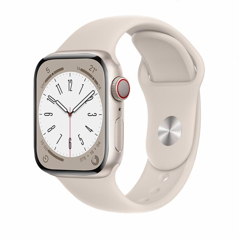 Silikonarmband für Apple Watch Band 44 mm 45 mm 40 mm Ultra 49 mm 41 mm 38 mm Armband iwatch Apple Watch Serie 8 7 6 5 4 3 44 45 mm 38mm-40mm-41mm S-M