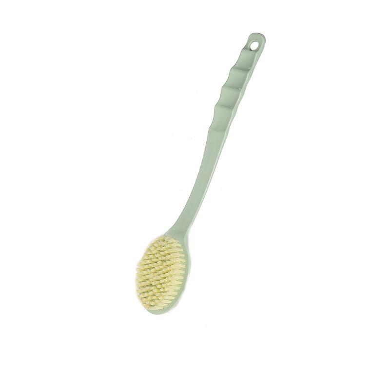 1Pc Körper Bad Dusche Zurück Pinsel Reiben Mit Lange Griff Bade Pinsel Haut Massage Massieren Reiniger Bad Dusche Gesundheit pflege 35*10cm grün