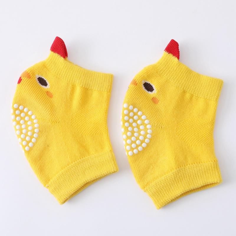 0-3 Jahre Baby Knieschoner Kinder Sicherheit Krabbeln Ellenbogenkissen Säugling Kleinkinder Baby Beinwärmer Kniestütze Schutz Baby Kniescheibe gelb