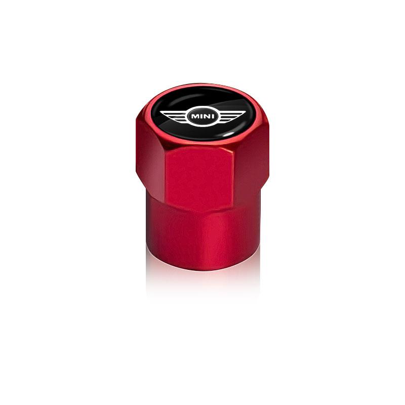 4 Stück Auto Rad Reifen Einschraubventilkappen Abzeichen Autozubehör Für Mini Cooper One S Clubman R50 R53 R56 R60 F55 F56 R57 R58 R59