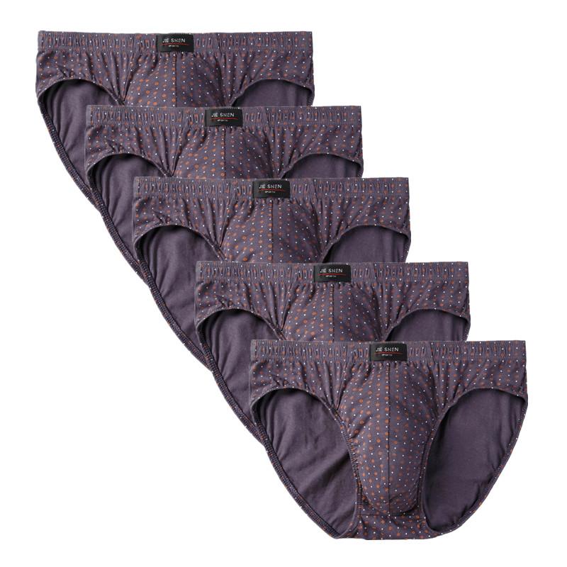 5 STÜCK Herren Unterwäsche Baumwolle Slips Unterteil Unterhosen Mann Slips Bequeme Slips Große Größe L XL XXL 3XL 4XL 5XL 6XL 7XL 5XL