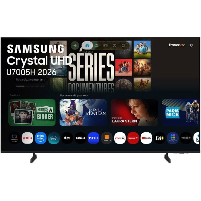 Samsung TU43U7005H - LED-Fernseher 43 (109 cm) - 4K UHD 3840x2160 - HDR10+ - Smart TV - Gaming Hub - 3xHDMI - WiFi