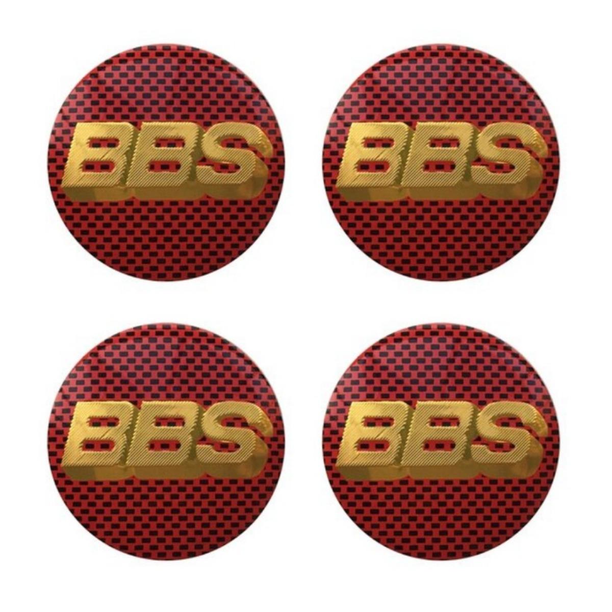 4 Stück 56mm 60mm 65mm 70mm 80mm BBS Logo Autoaufkleber für Auto Radnabendeckel Emblem Felge Nabenkappe Abzeichen Styling Zubehör 56mm Grid Red&Gold