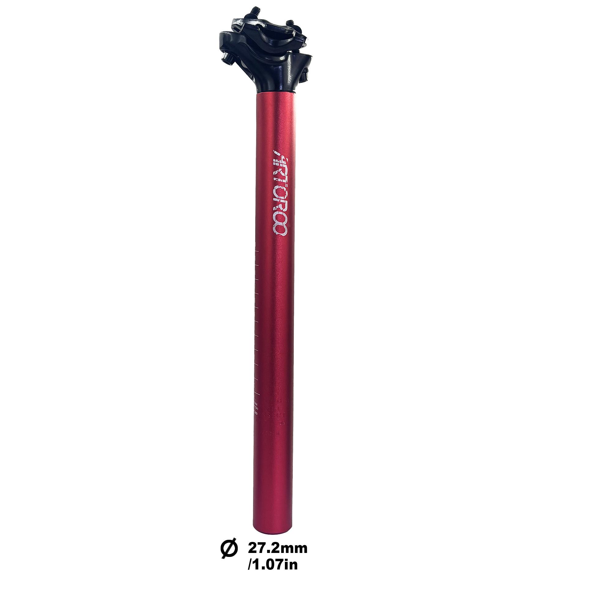 ARTOROO Mountain Road Fahrradsattelstütze Ultraleichte Aluminiumlegierung MTB Fahrradsattelstütze Sattelrohr 27.2/31.6mm*350mm Fahrradteile