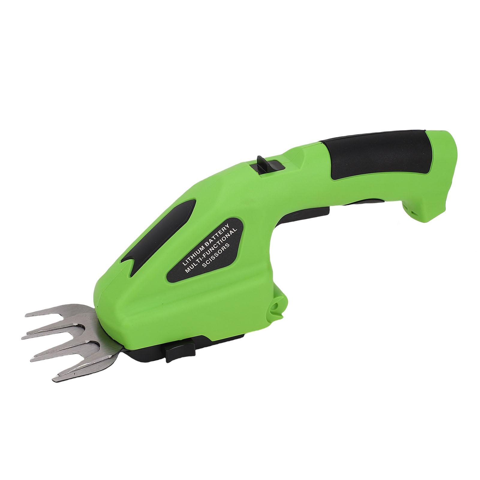Elektrische Heckenschere 7,2V Wiederaufladbare Akku-Grasschere für Garten Hof Rasen Beschneidung