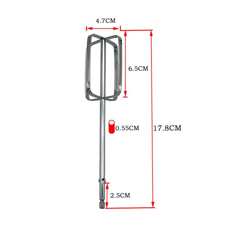 §1/2 Stück Handmixer-Rührbesen-Aufsätze Für Universellen Elektrischen Handmixer aus Edelstahl Ersatz