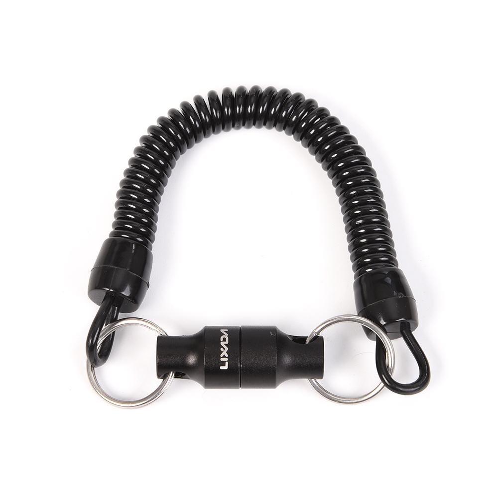 Lixada Fliegenfischen Magnetischer Netzfreigabehalter Keeper Magnetclip Kescheranschluss schwarz